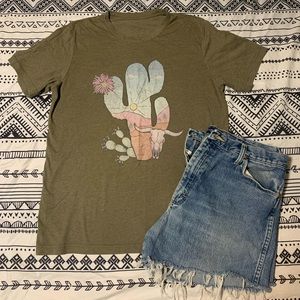Cactus & skull T-shirt